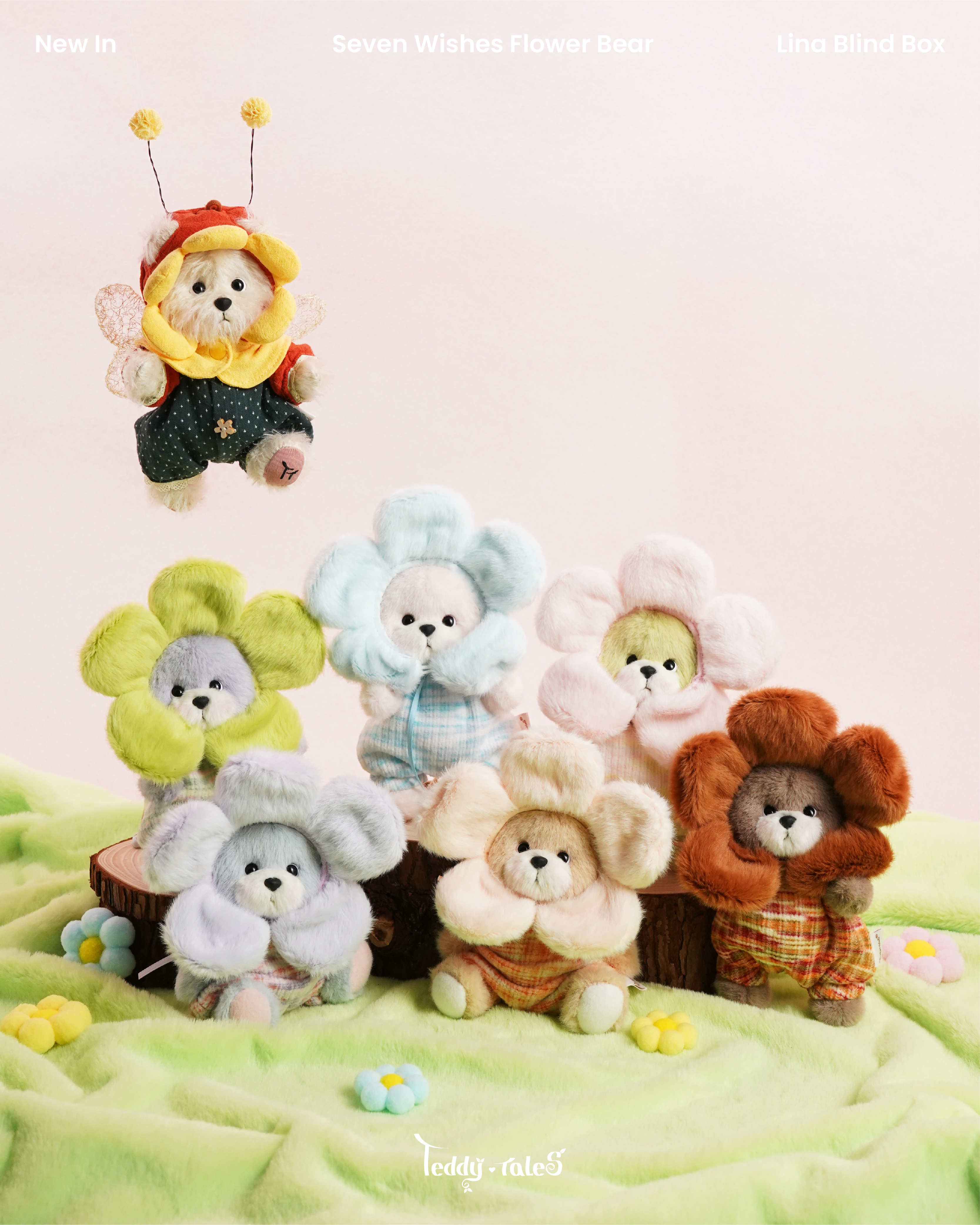 Lina Forest " Seven Wishes Flower Bear" Blind Box
