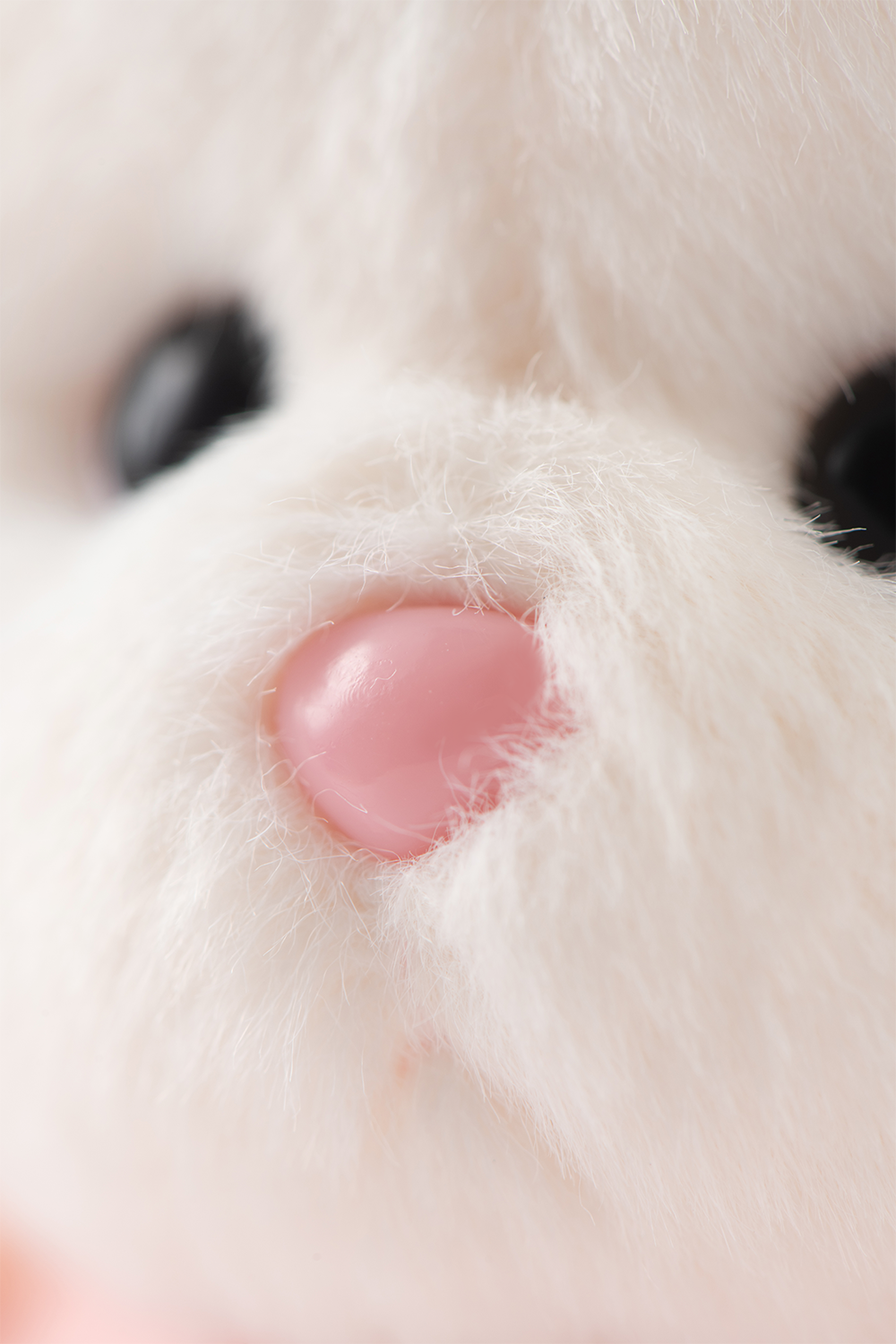 リナ ポケットシリーズ - ピンクチェリードレスのうさぎ (ホワイト) (15CM)
