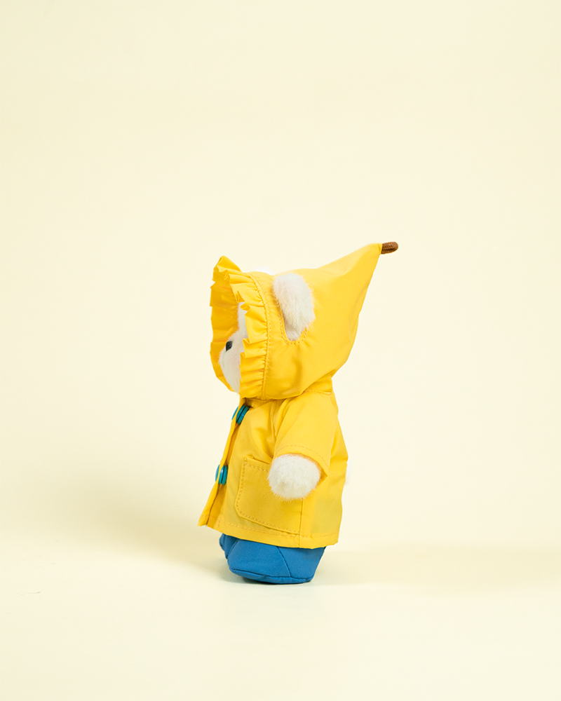 Raincoat in Yellow with Boots(15cm)
