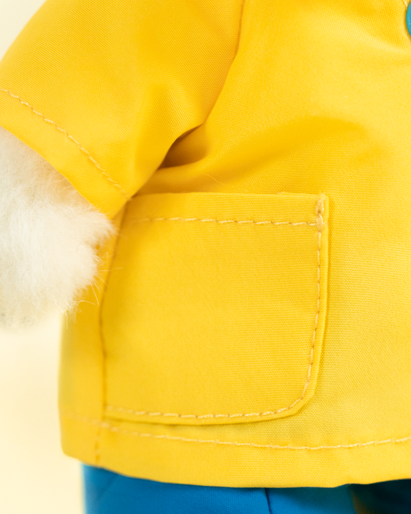Raincoat in Yellow with Boots(15cm)