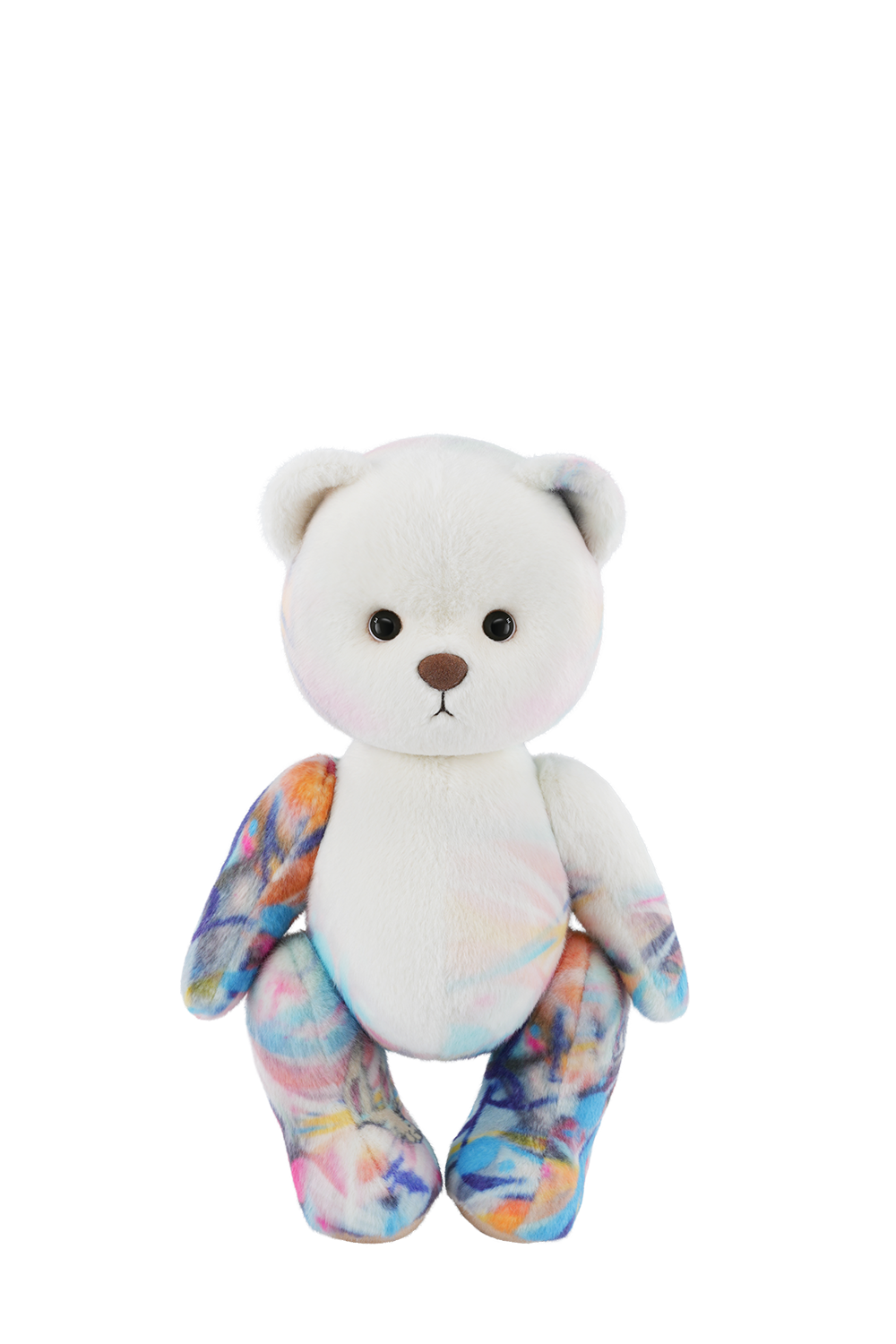 テディテイルズ コラボレーション リナベア アーティスト ショートヘア ぬいぐるみテディベア