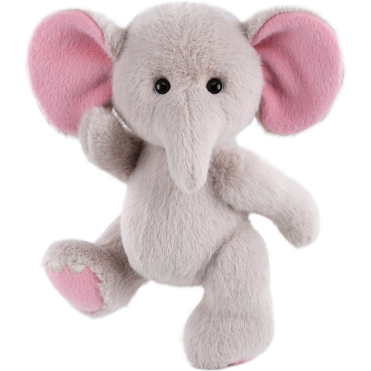 Small Elephant With Pink Ears (20cm)