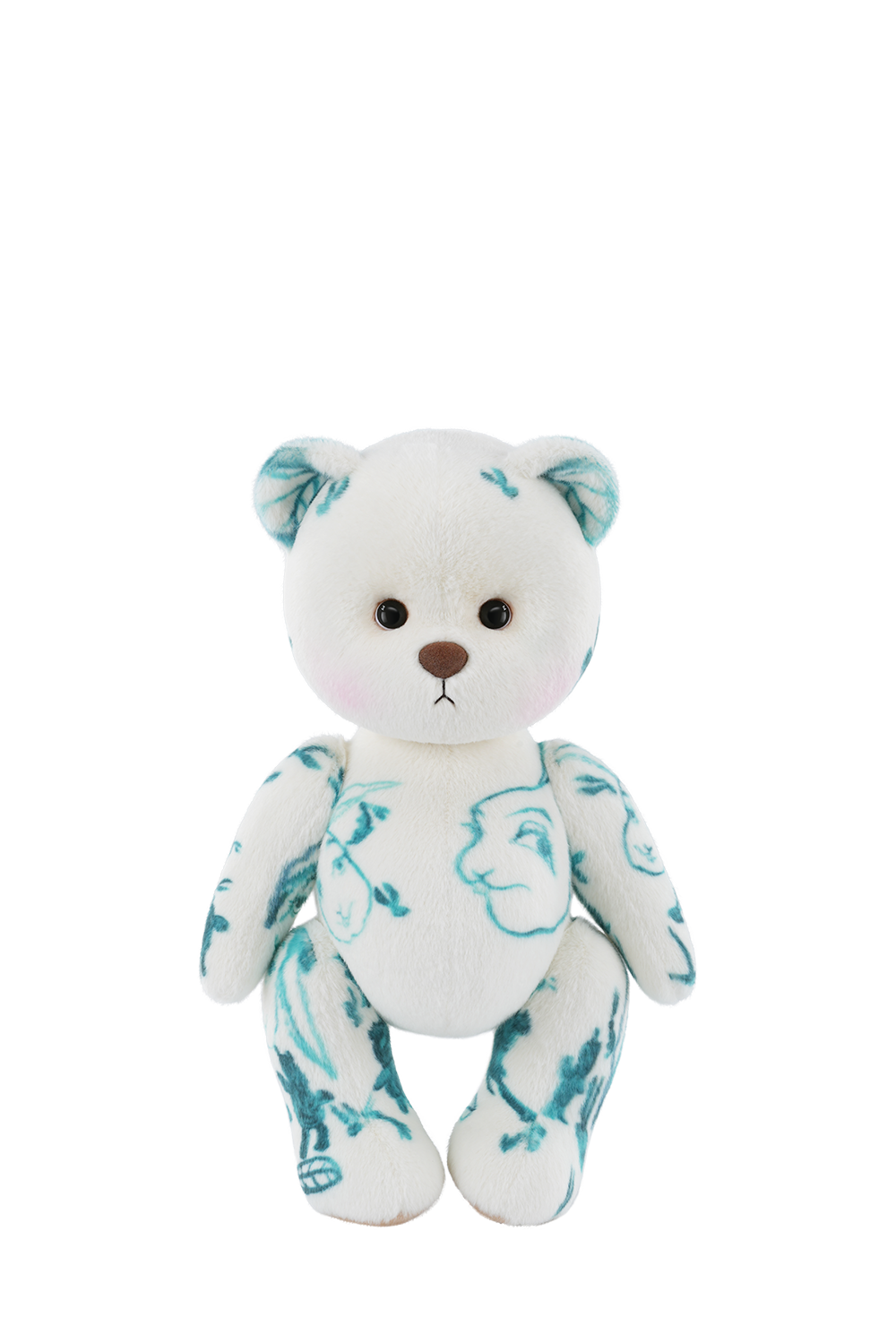 テディテイルズ コラボレーション リナベア アーティスト ショートヘア ぬいぐるみテディベア