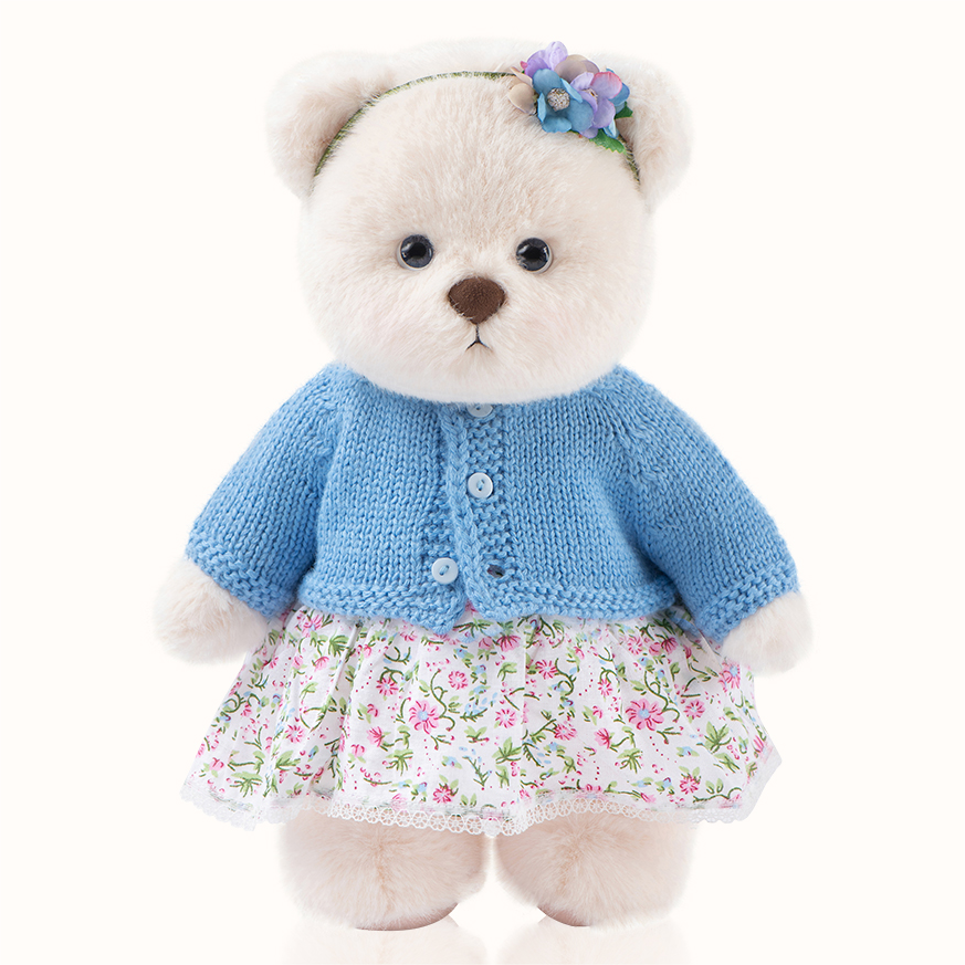 Story Bear 'Nezabudka Forget Me Not' With Outfit (30cm) – TeddyTales