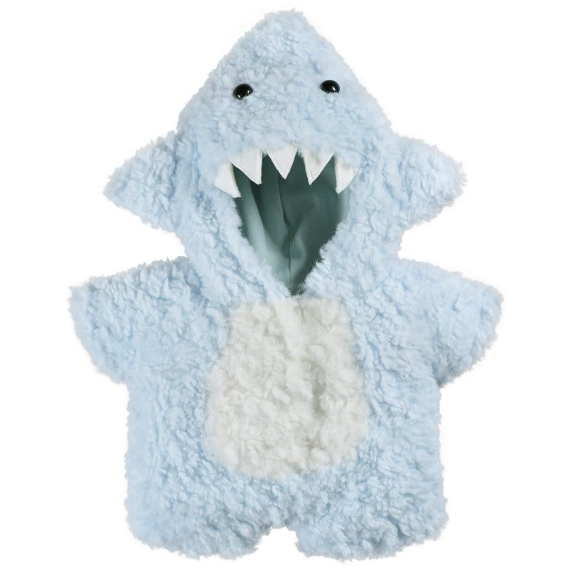 Blue Shark Fleece Overall for 30cm baby