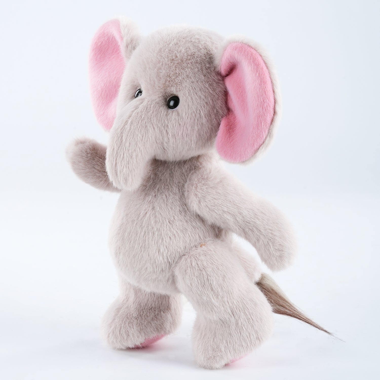 Small Elephant With Pink Ears (20cm)