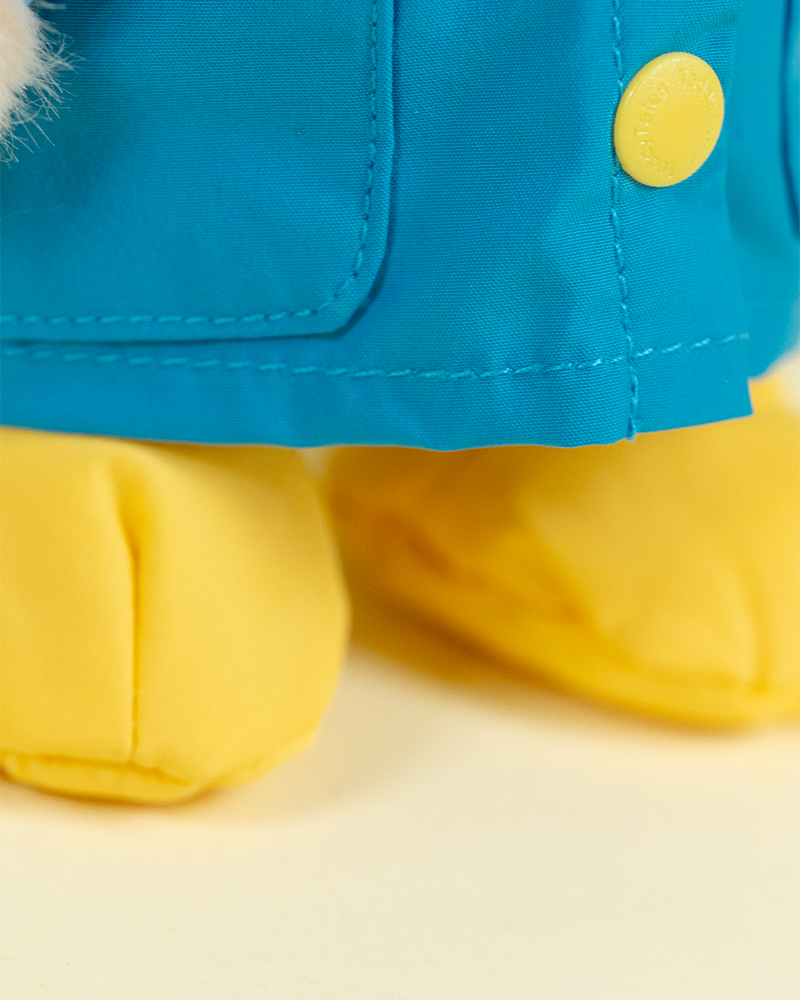 Raincoat in Blue with Boots(15cm)