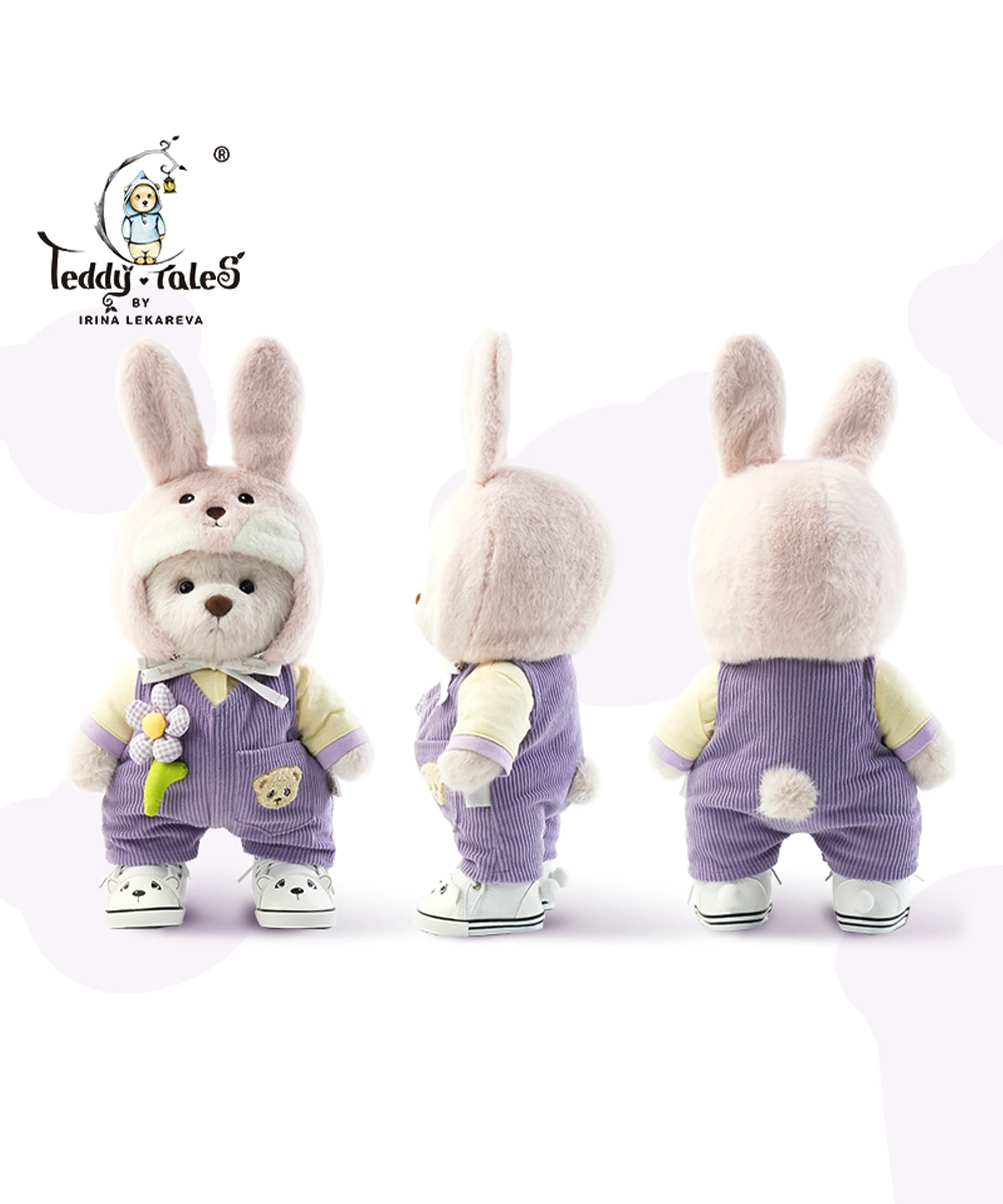 Blossom Collection-Dorota Bunny Overalls Outfit Set-M(30cm)
