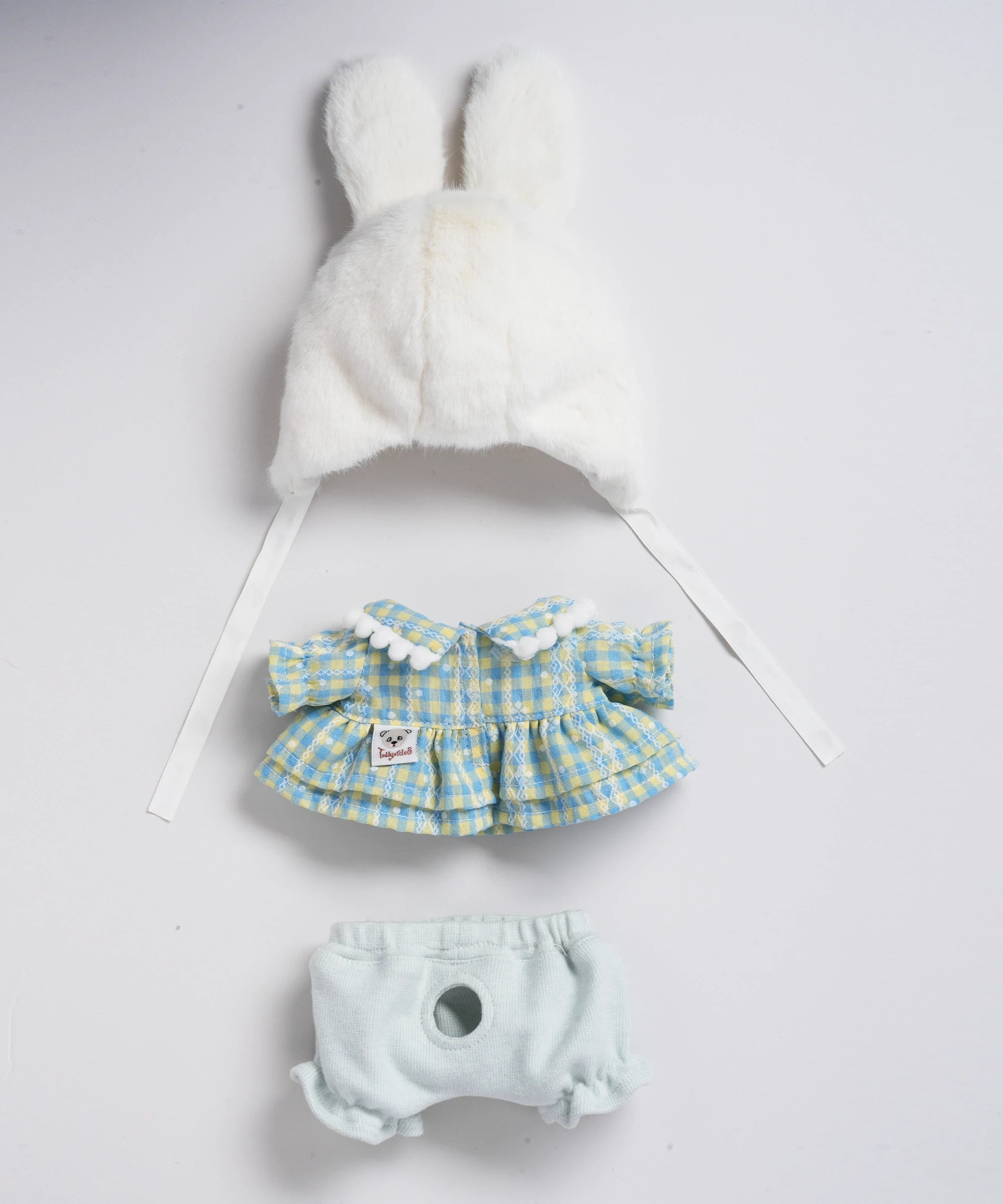 Blossom Collection-Poppy Bunny Hood Dress Set-M(30cm)