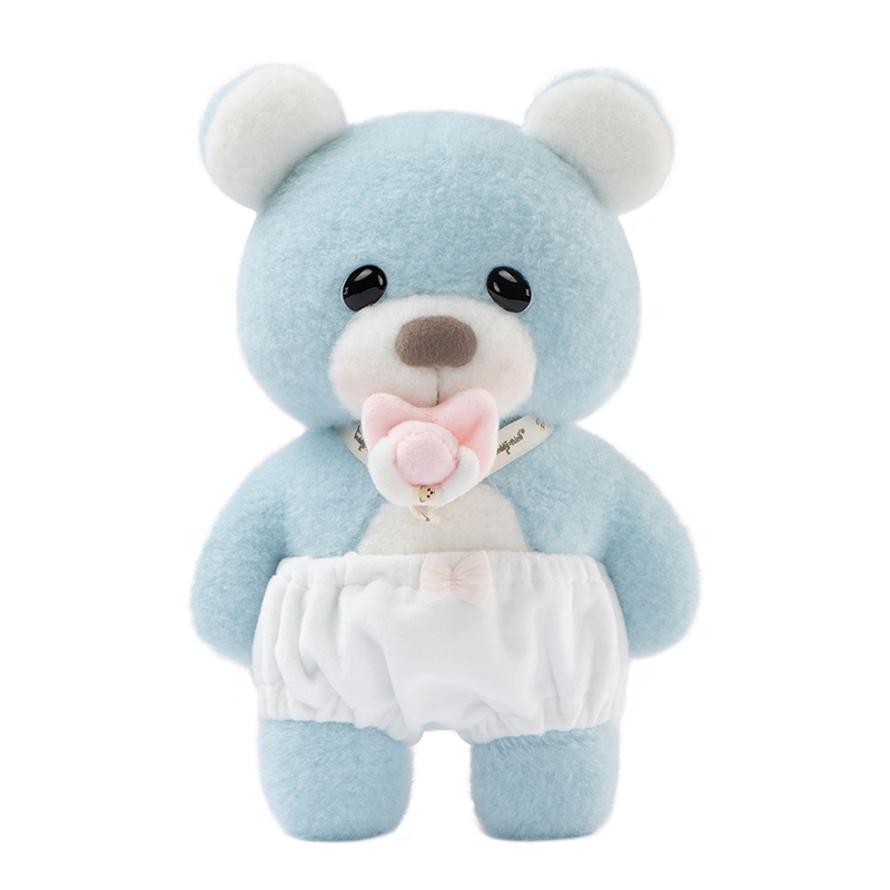 Light Blue Rainbow Flower Bear Blue Stuffed Animal Small Bear TeddyTales