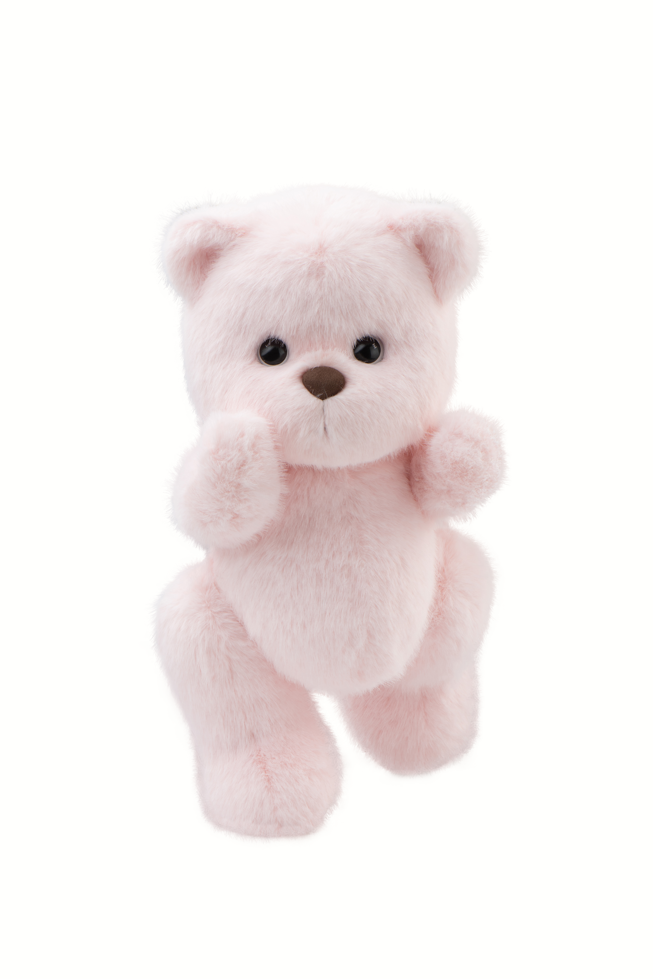 Lina Bear Long Hair Soft Pink Bear(38cm)