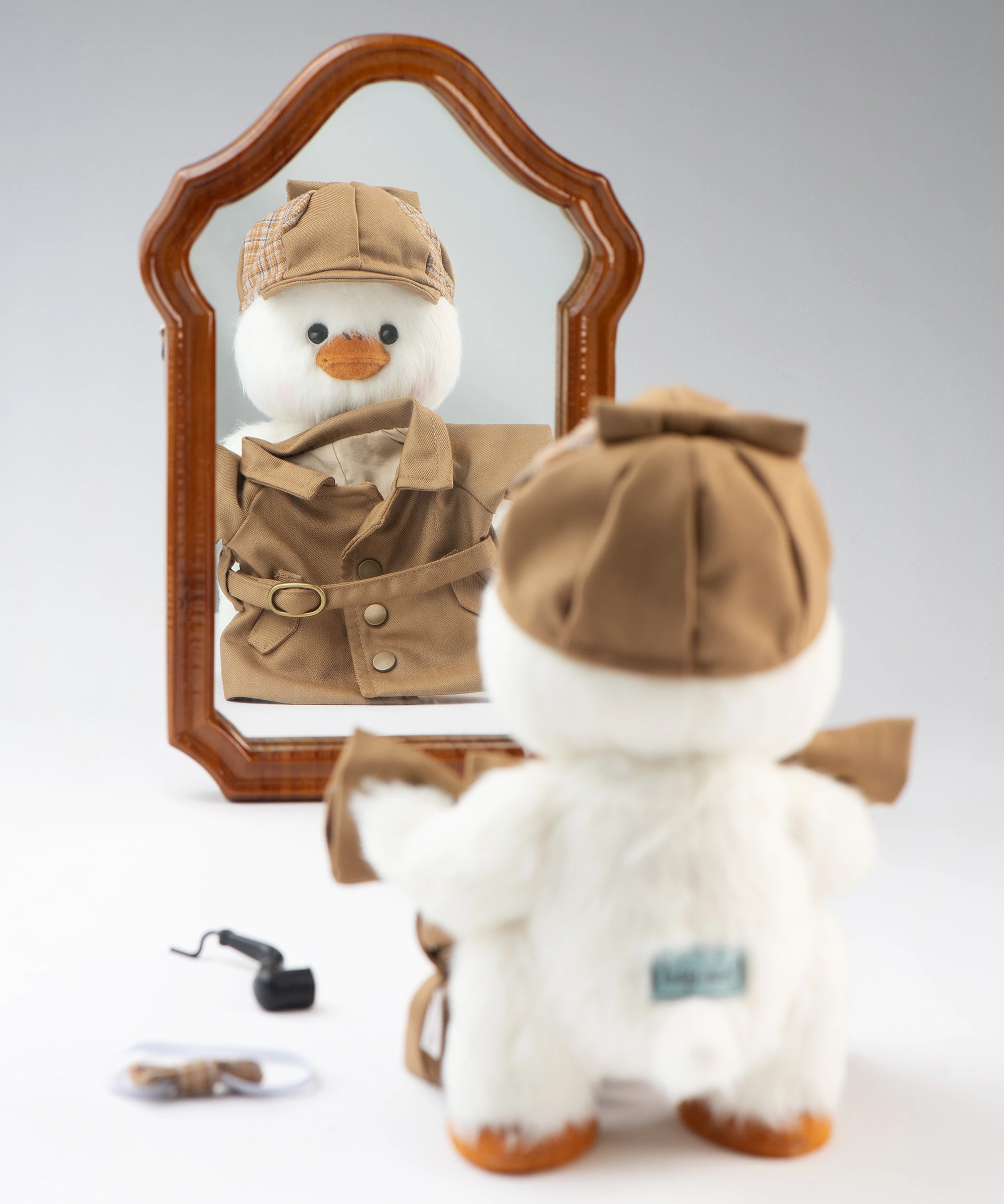 Lina Duck with Khaki Coat Sherduck-S(20cm)