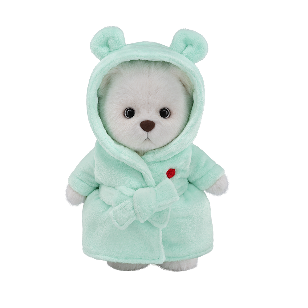 Mint Bathrobe for 38cm baby