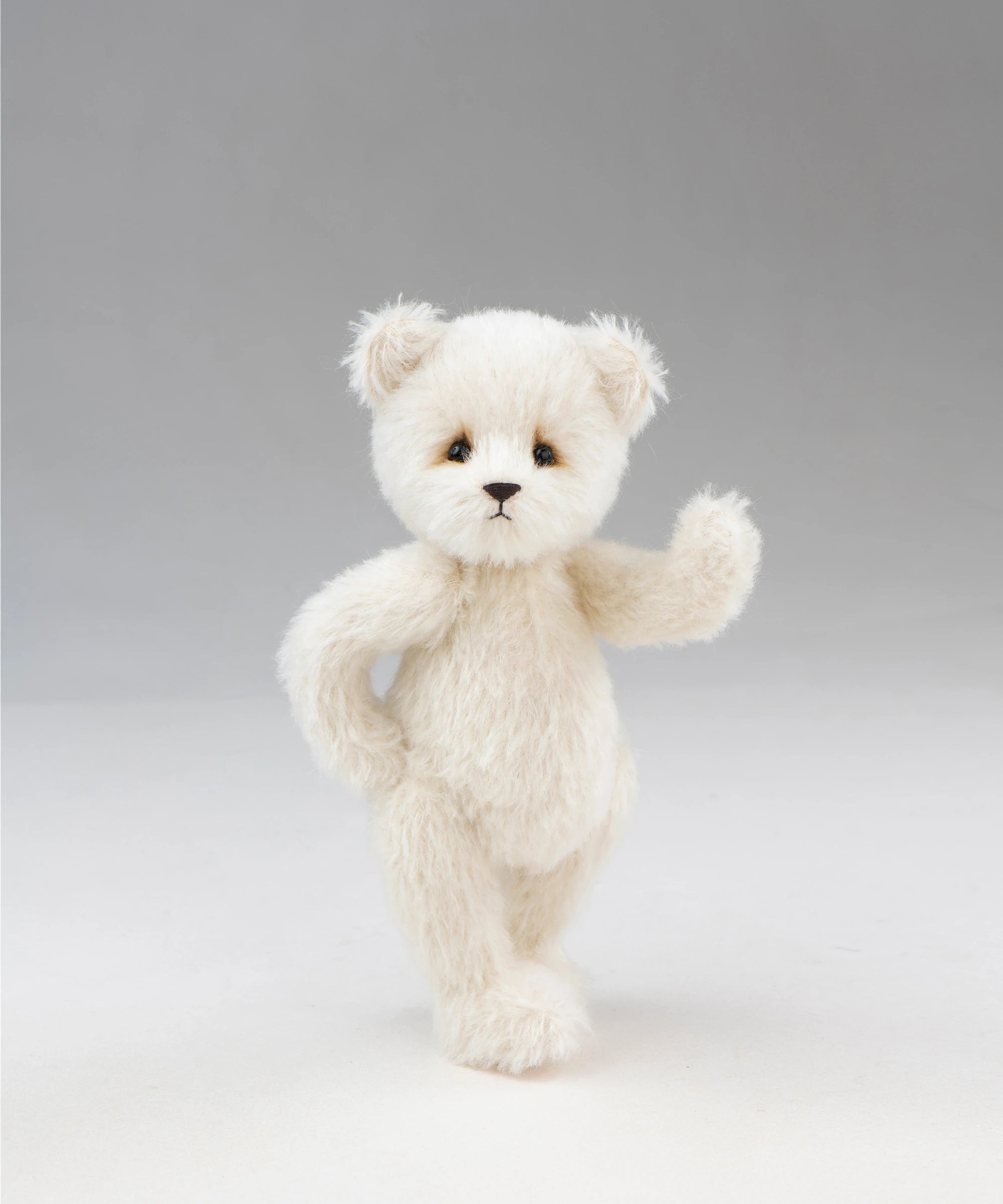 Mohair Bear-Classic-Ivory White-S(23cm)