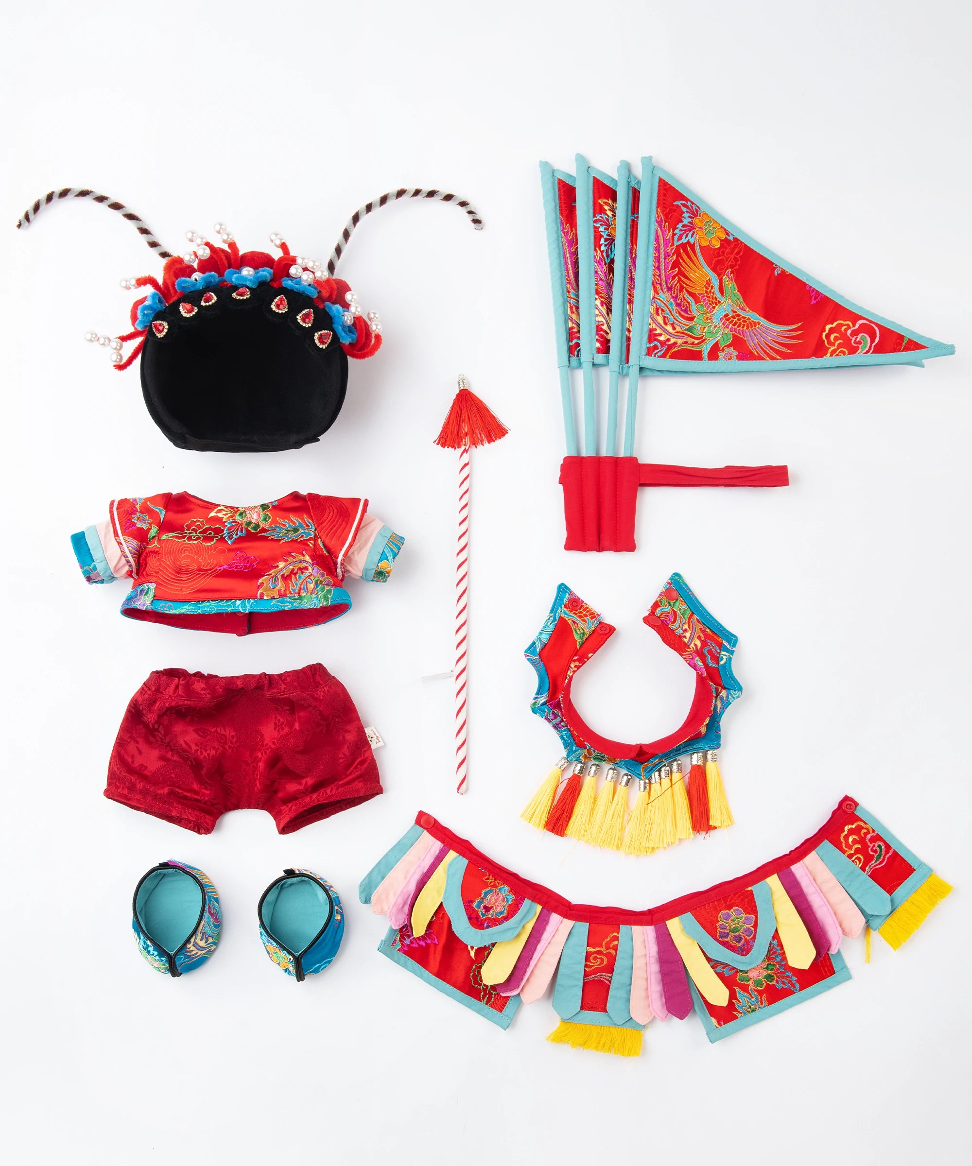 Peking Opera Costume Outfit Set-M(30cm)