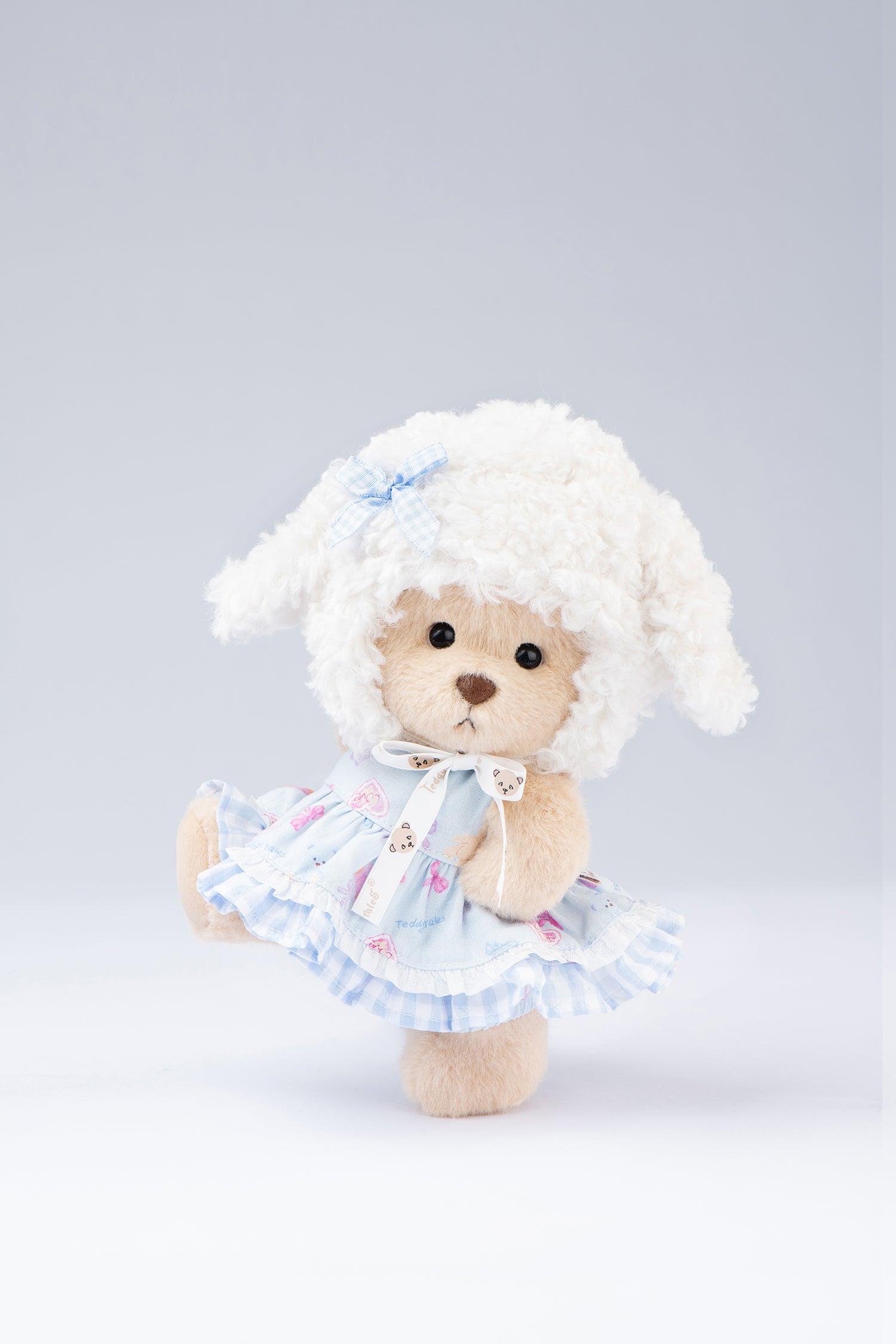 リナベア ひつじスーツ 白と青 (20cm)