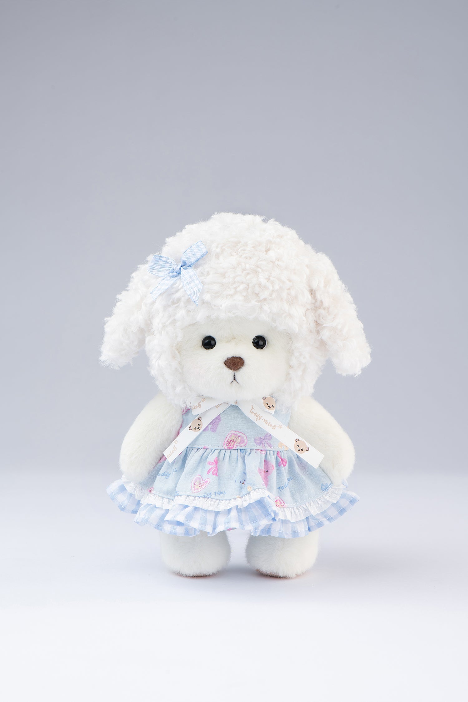Lina Bear Sheep Suit in White and Blue(20cm)