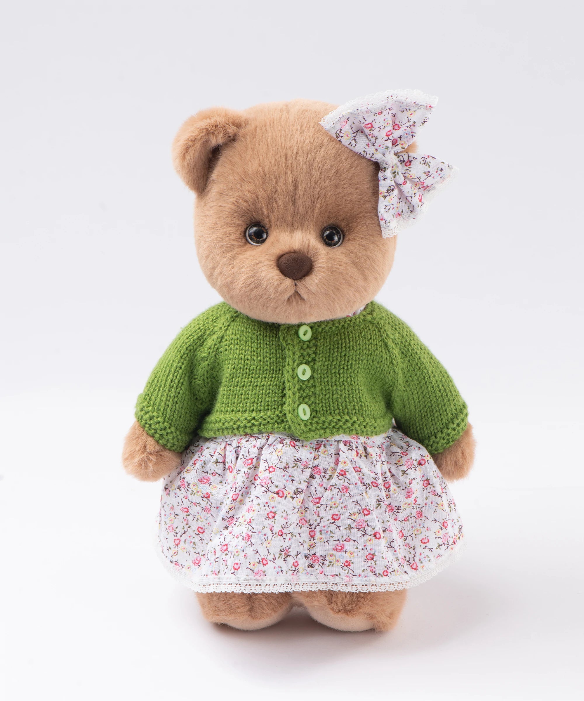 ぬいぐるみベア モモ 衣装付き (30cm)