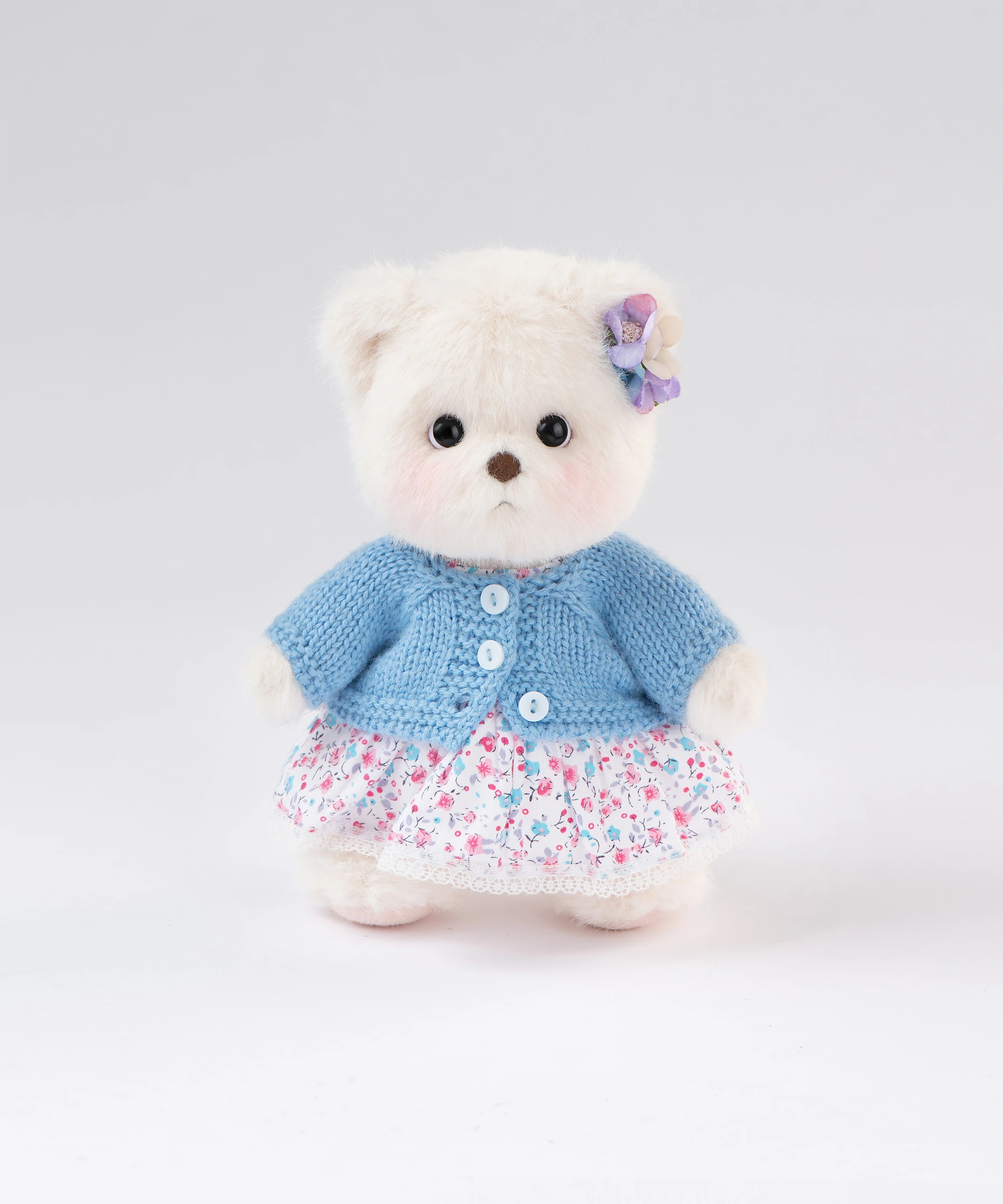 テディベア　forget me not Story Bear-Lina Bear-'Nezabudka Forget Me Not'-S(20cm) – TeddyTales