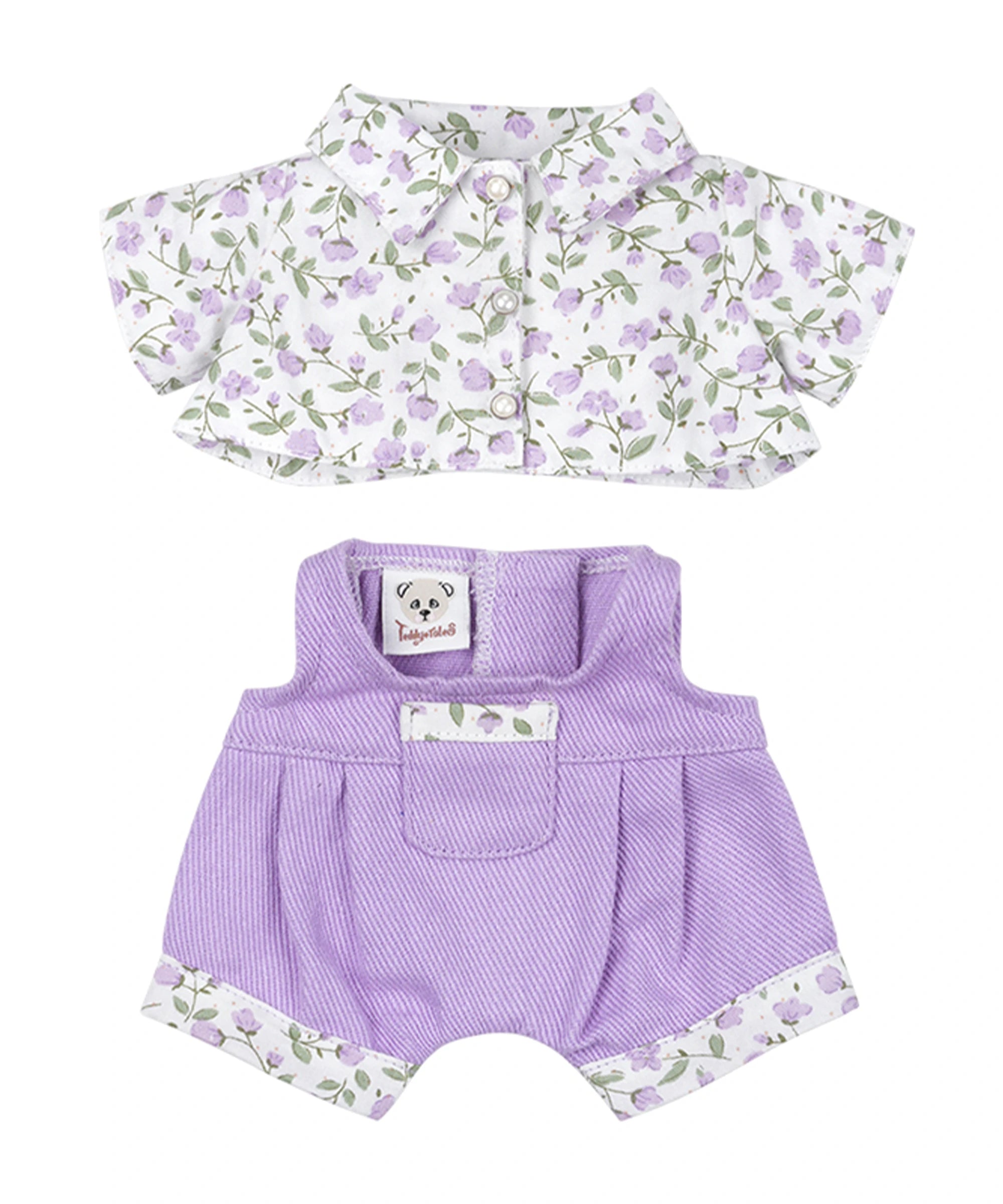 Violet Floral Outfit Set-S(20cm)