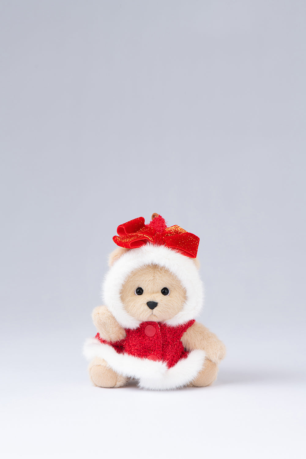 Lina Bear Pocket Series - Christmas Hood with Bow Suit (15CM)