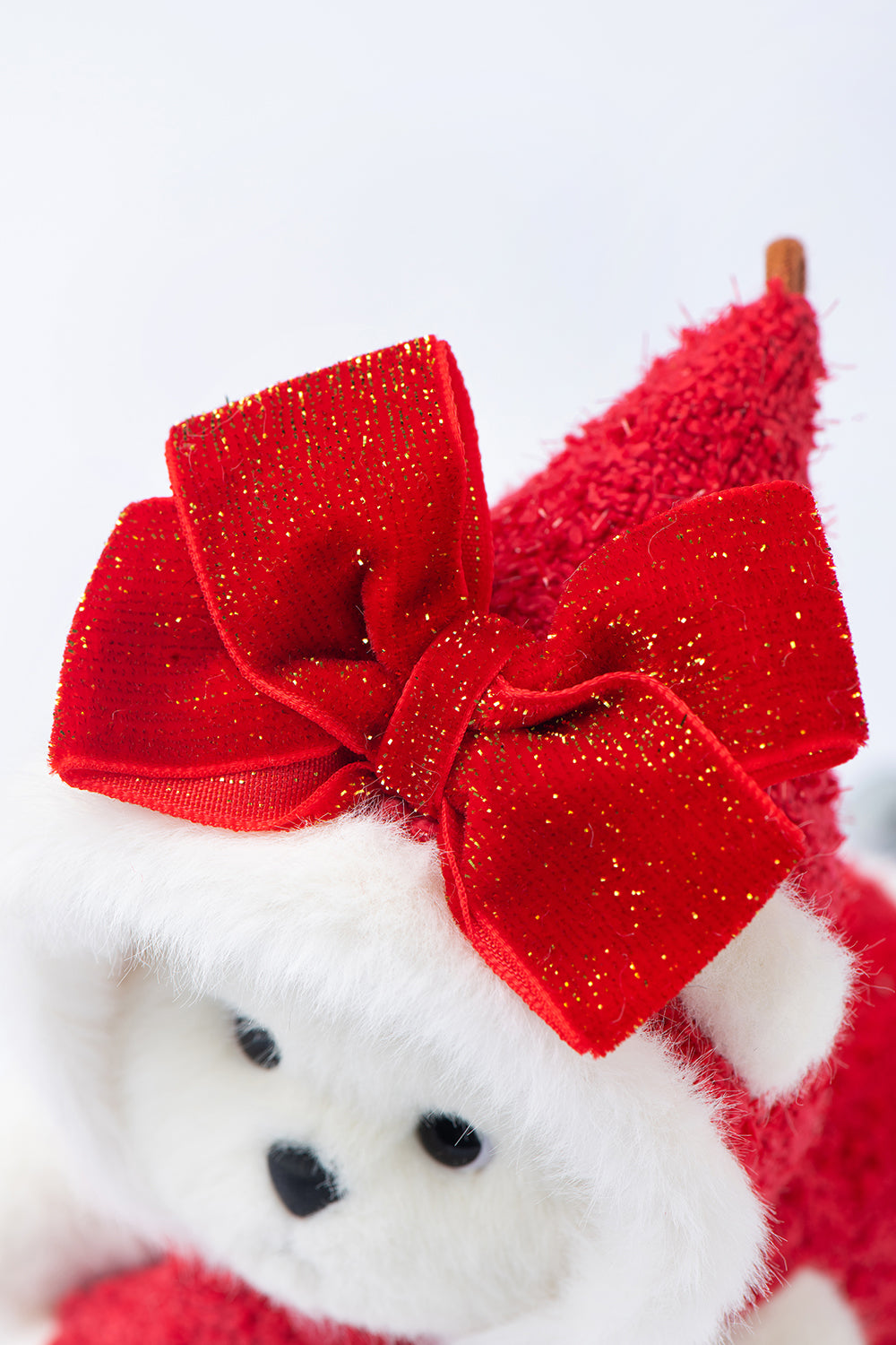 Lina Bear Pocket Series - Christmas Hood with Bow Suit (15CM)