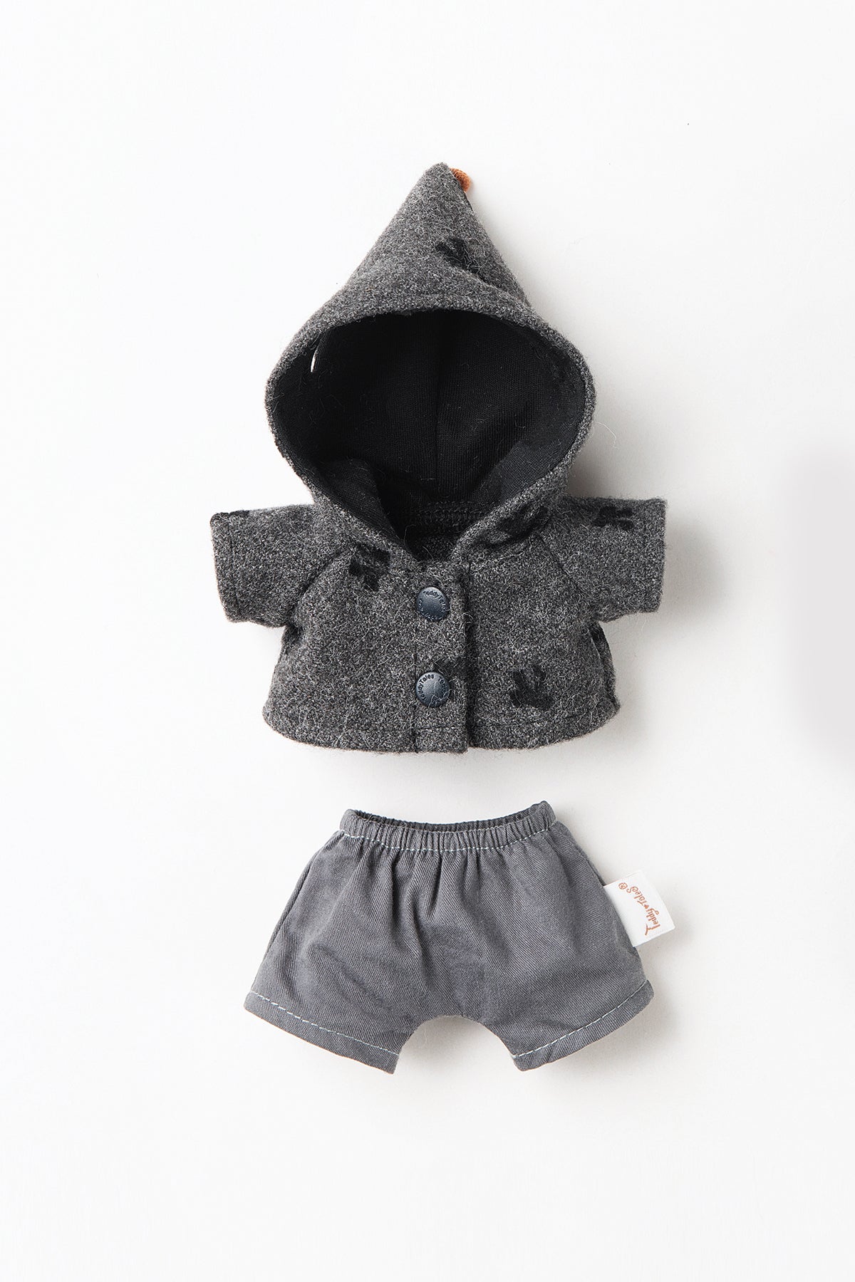 Lina Bear Pocket Series - La Côte de Lina Mist Veil Gray Suit (15CM)