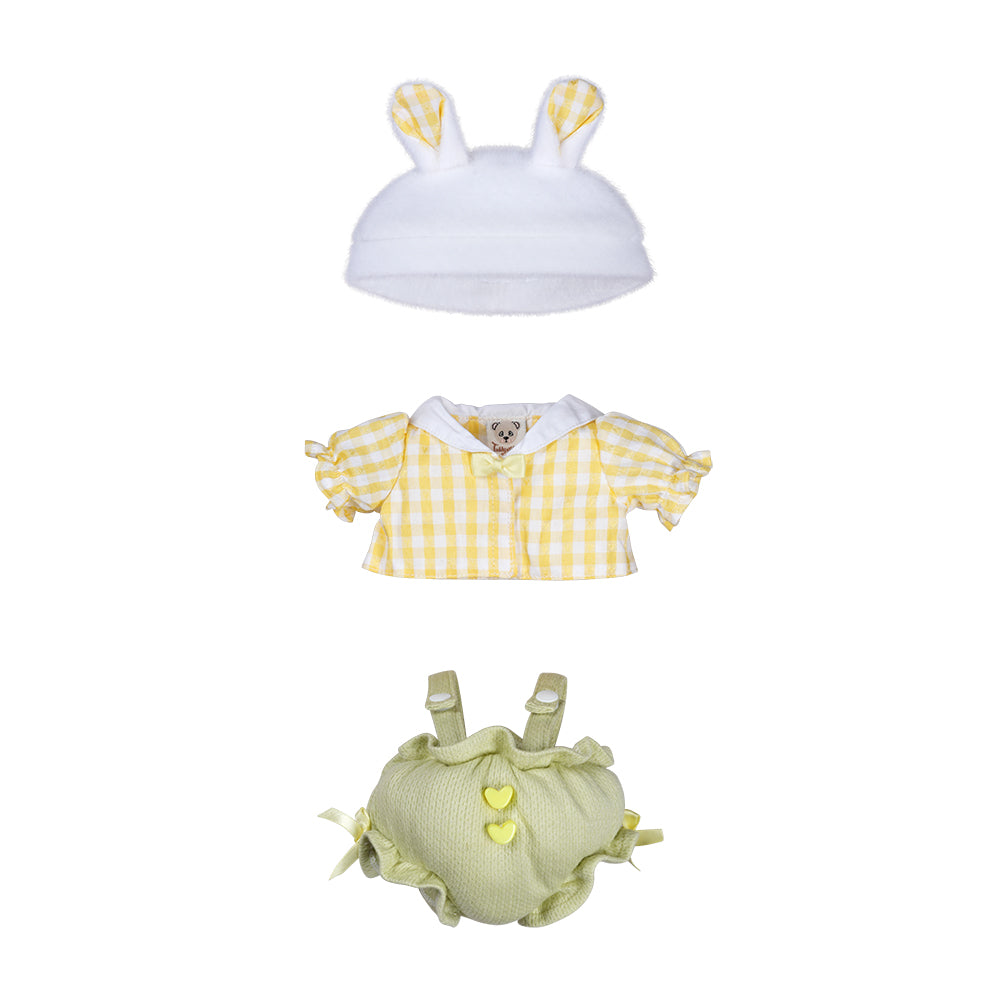 クマの服 緑 黄色 セット – TeddyTales