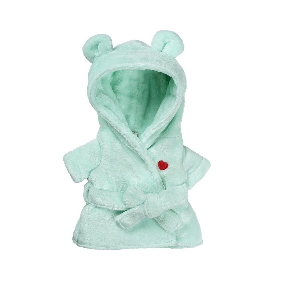 Mint Bathrobe for 38cm baby