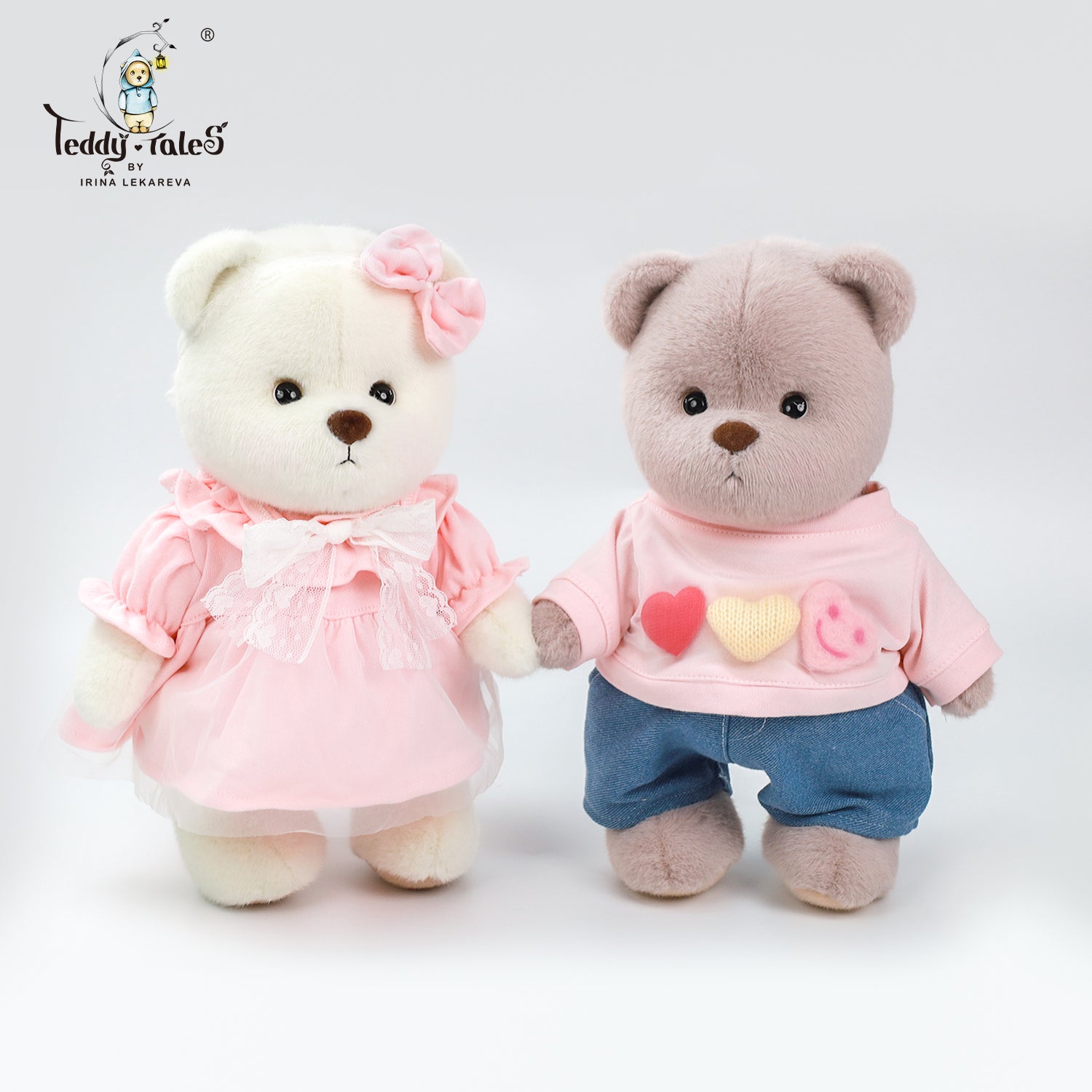 Male Lovely Heart Couple Suit for 30cm baby