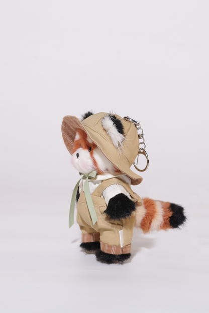 Lina Bear Pocket Series - Red Panda with Explorer Suit (15CM)