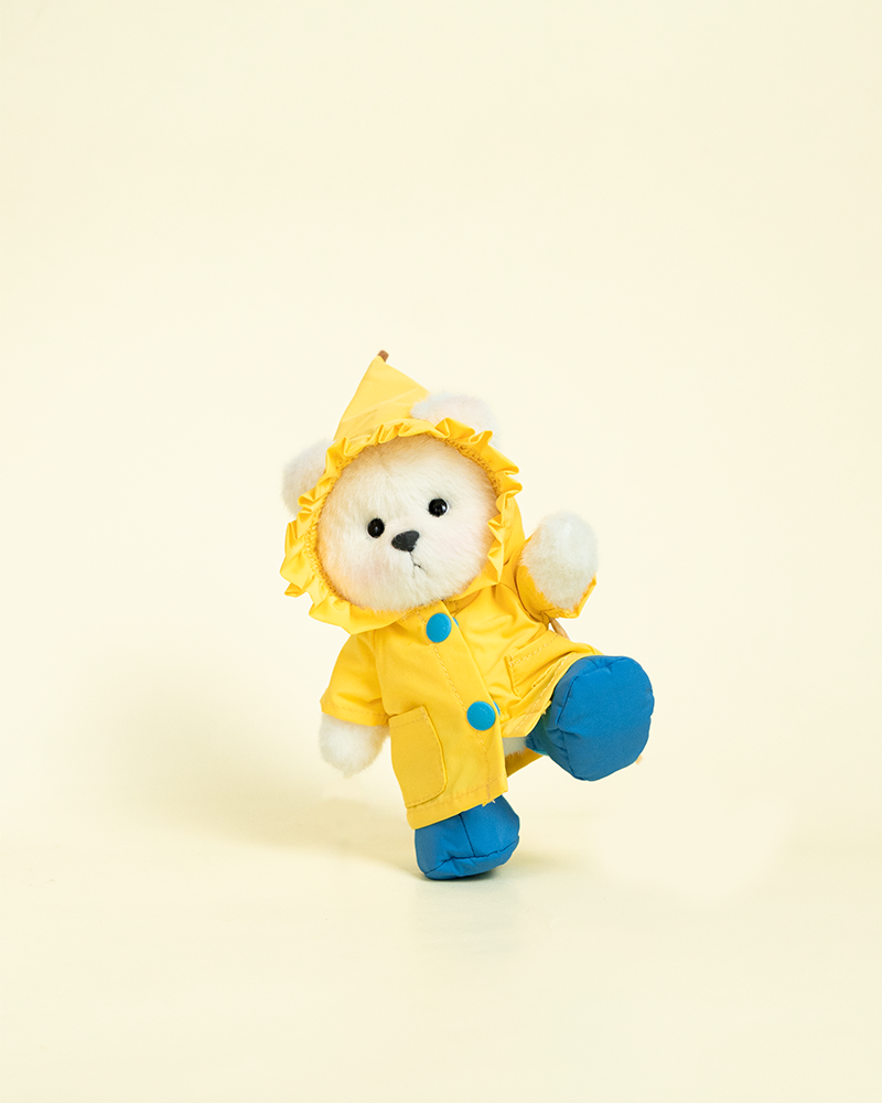 Raincoat in Yellow with Boots(15cm)