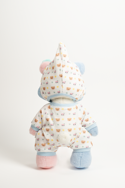 TeddyTales × Seventeen BongBong Bear Special Edition 2.0 with White Babysuit (30cm)