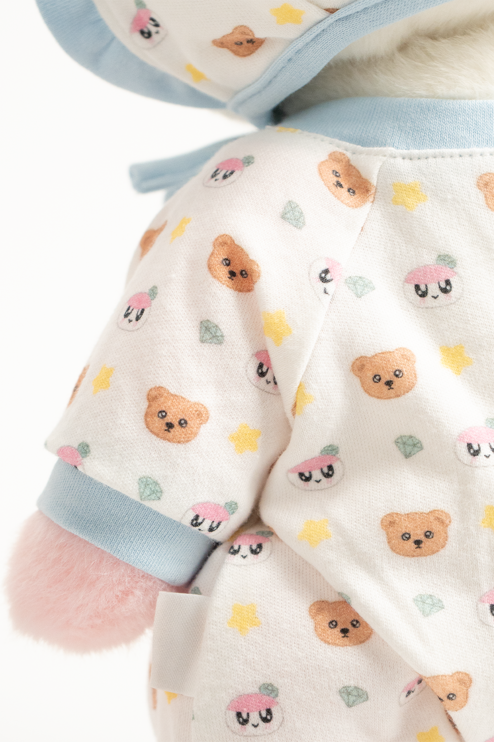 TeddyTales × Seventeen BongBong Bear Special Edition 2.0 with White Babysuit (30cm)