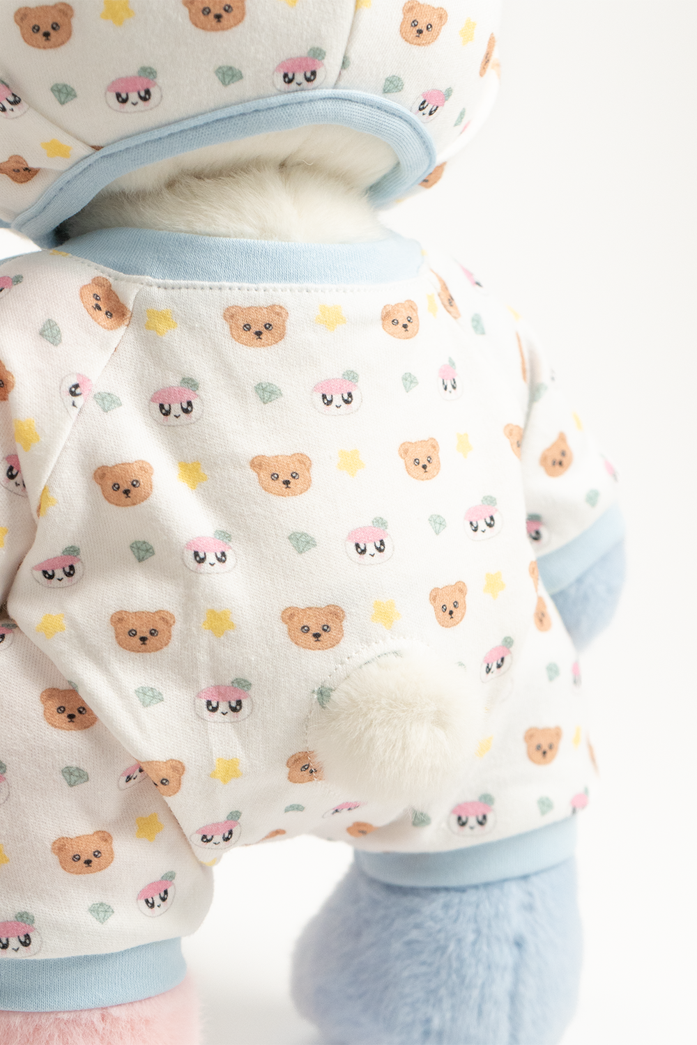 TeddyTales × Seventeen BongBong Bear Special Edition 2.0 with White Babysuit (30cm)