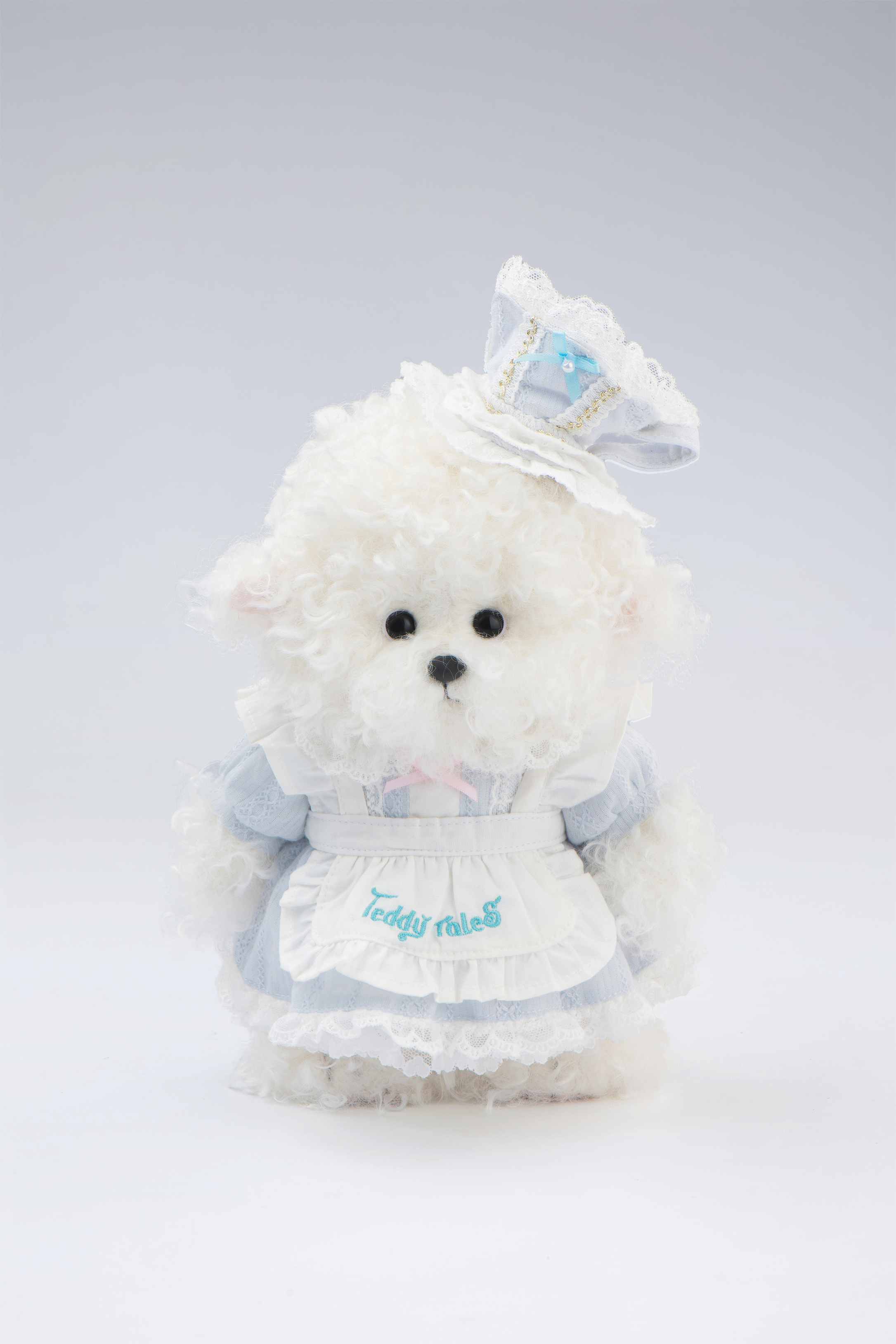 Lina Puppy Bichon Frise in White with Outfit(20cm)
