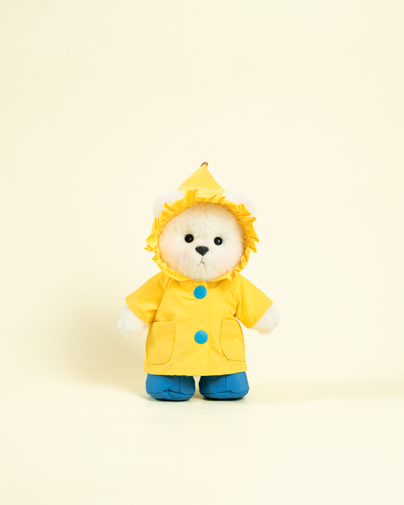 Raincoat in Yellow with Boots(15cm)