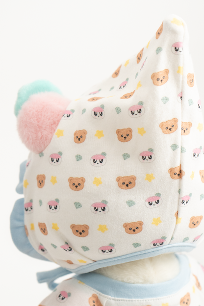 TeddyTales × Seventeen BongBong Bear Special Edition 2.0 with White Babysuit (30cm)