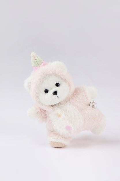 Lina Bear Pocket Series - Pink Unicorn Suit (15CM)