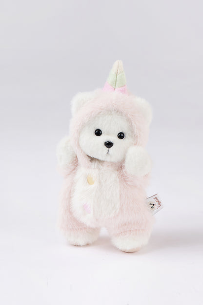 Lina Bear Pocket Series - Pink Unicorn Suit (15CM)