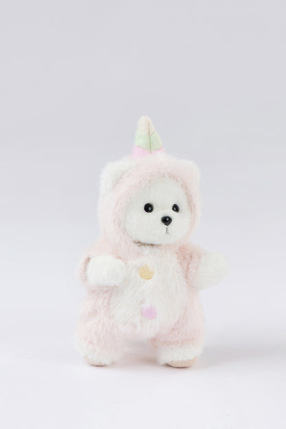 Lina Bear Pocket Series - Pink Unicorn Suit (15CM)