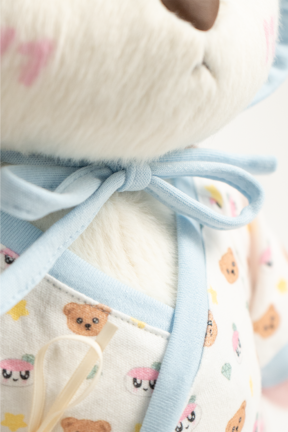 TeddyTales × Seventeen BongBong Bear Special Edition 2.0 with White Babysuit (30cm)
