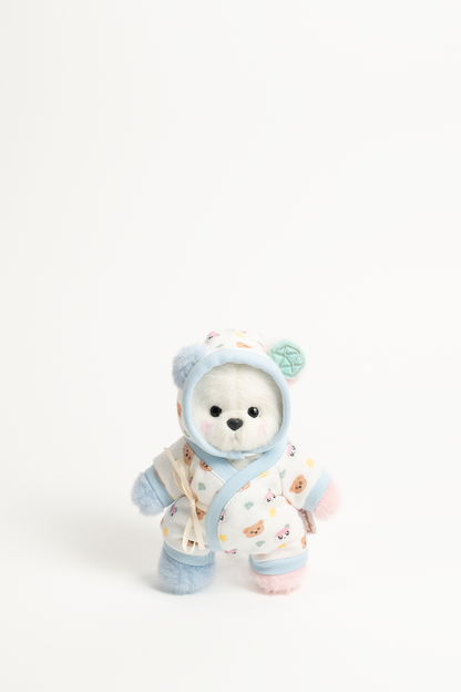 TeddyTales × Seventeen BongBong Bear Special Edition 2.0 with White Babysuit (15cm)