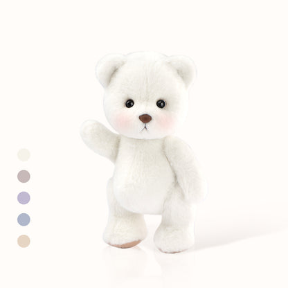 Short-Hair Milk White Bear (20cm)