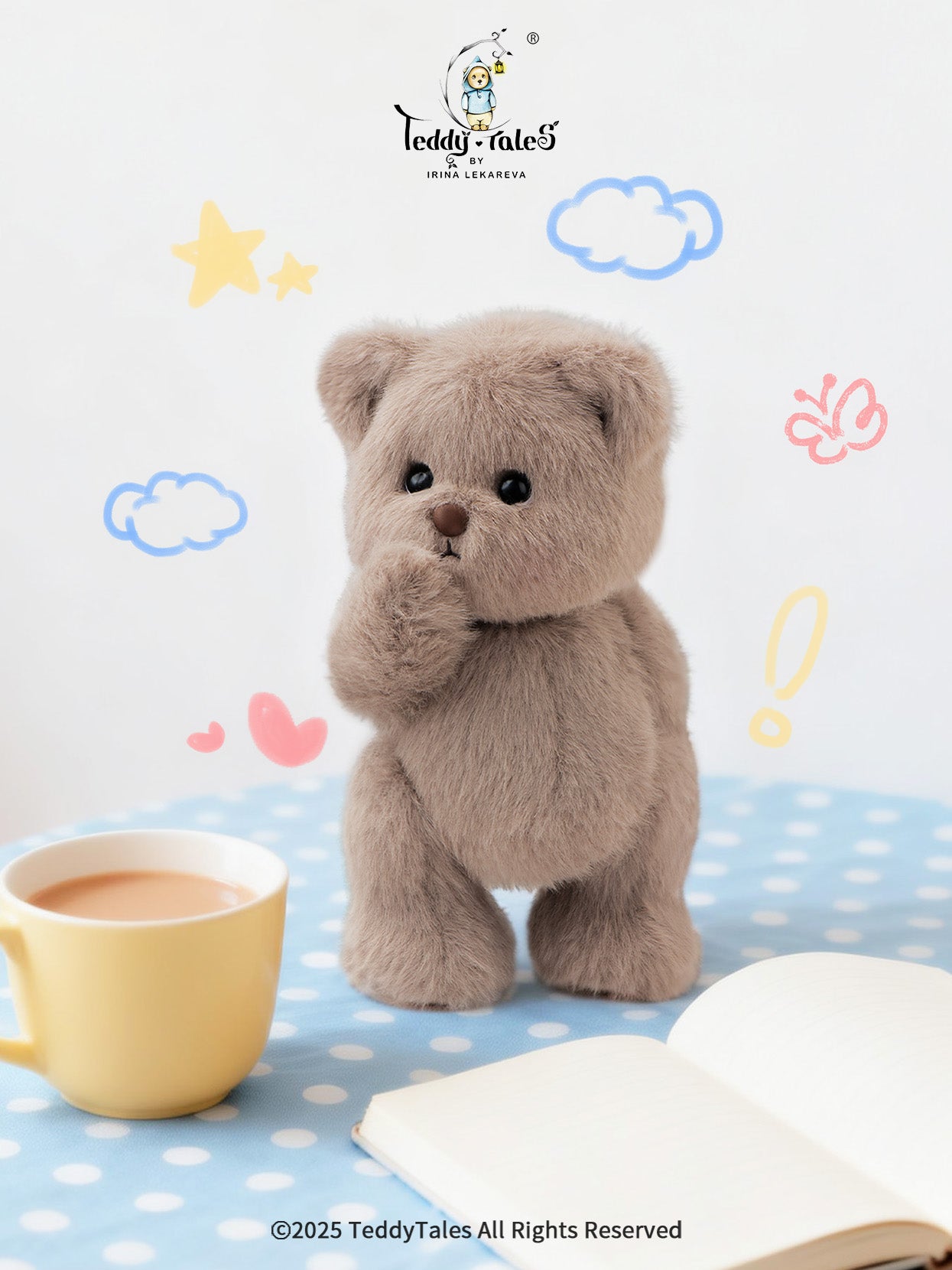 Lina Bear Milk Custard  S(±20cm)