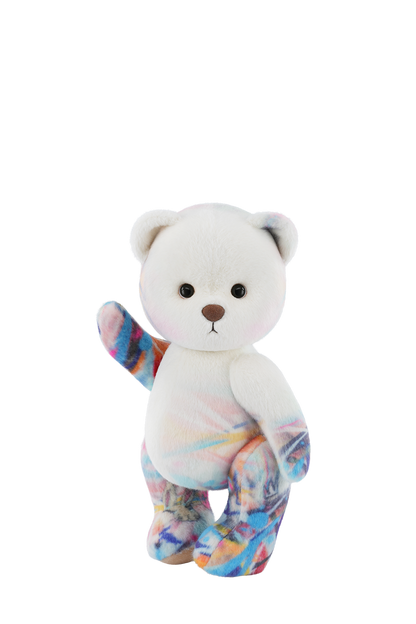 テディテイルズ コラボレーション リナベア アーティスト ショートヘア ぬいぐるみテディベア