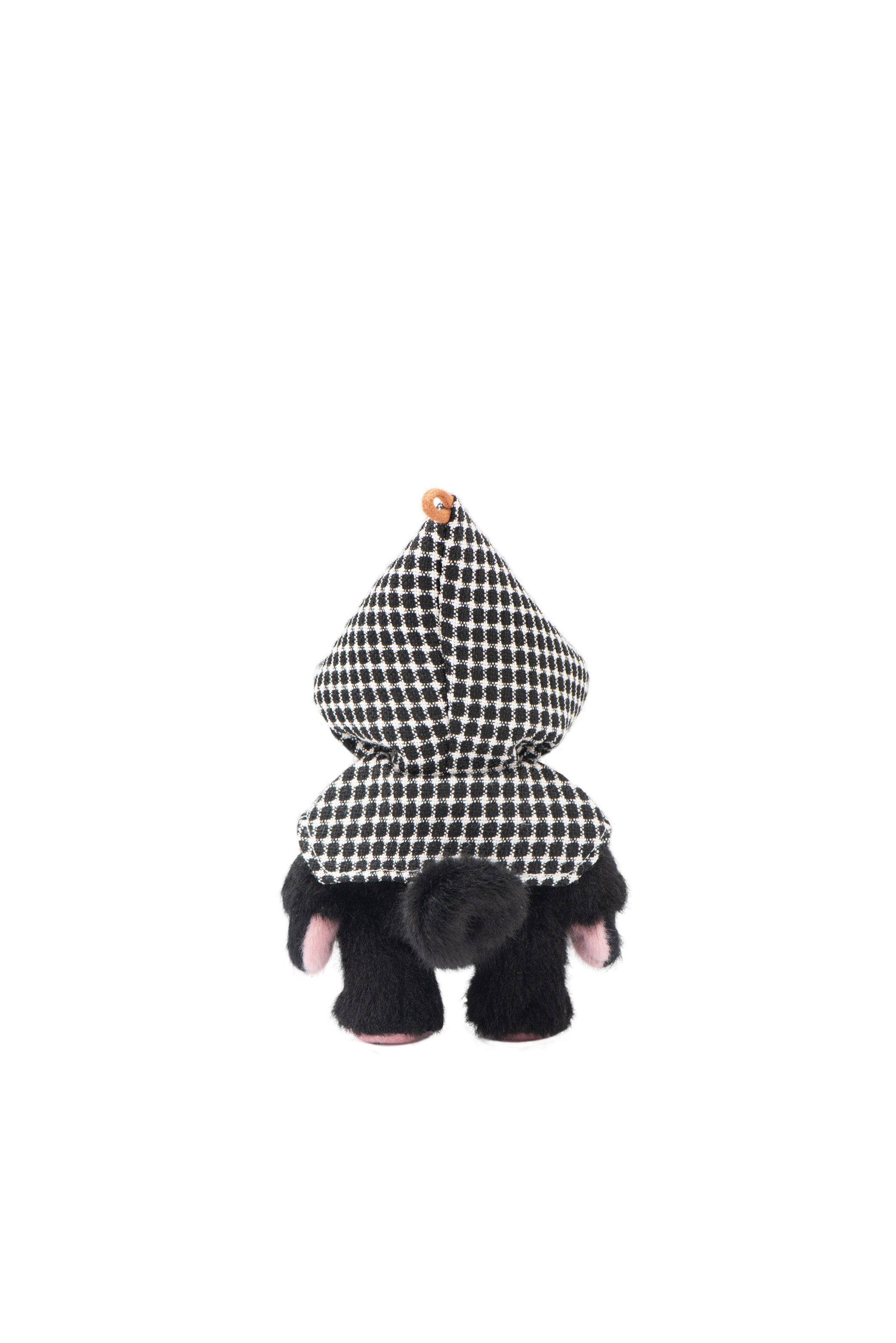 Lina Monkey in Pink Face with Black & White Cloak(12cm)