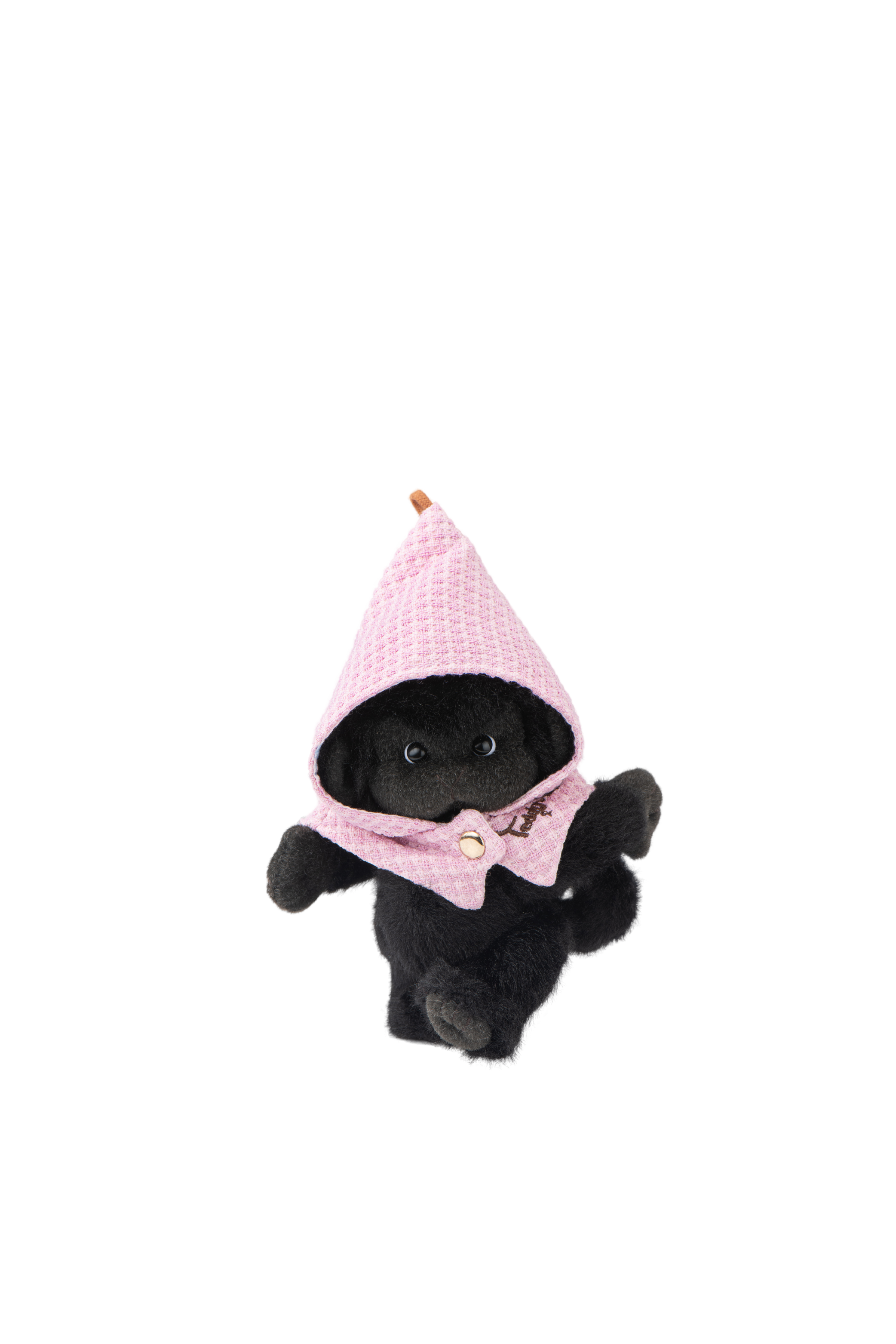 Lina Monkey in Black Face with Pink Cloak(12cm)