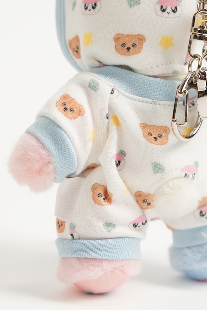 TeddyTales × Seventeen BongBong Bear Special Edition 2.0 with White Babysuit (15cm)