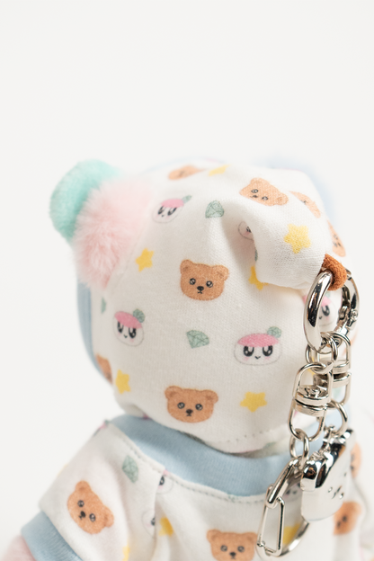 TeddyTales × Seventeen BongBong Bear Special Edition 2.0 with White Babysuit (15cm)